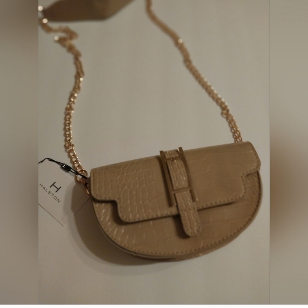 HALSTON MINI CHAIN CROSSBODY